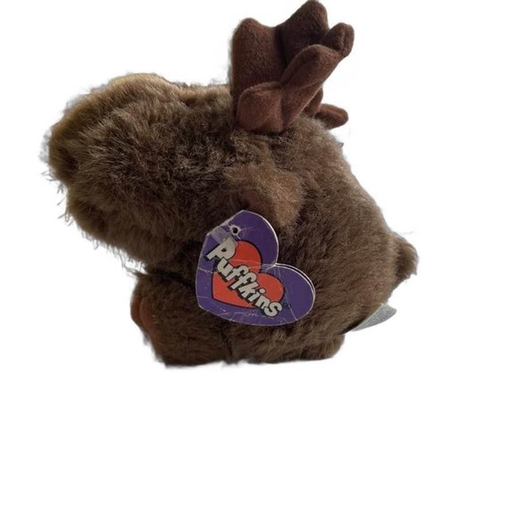 Vintage 1993 Ty Puffins Plush Moose NWT - Picture 3 of 5